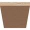 Ekena Millwork 4in. W x 4in. H x 16in. L Concord Woodgrain TimberThane Rafter Tail, Primed Tan RFTUR04X04X16CONRCPR - alternate 3